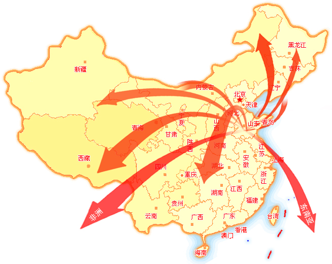 乾坤石化营销示意图